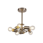 Deco - Baymont 5 Light Semi Flush Fitting - Luminosity Designs Ltd