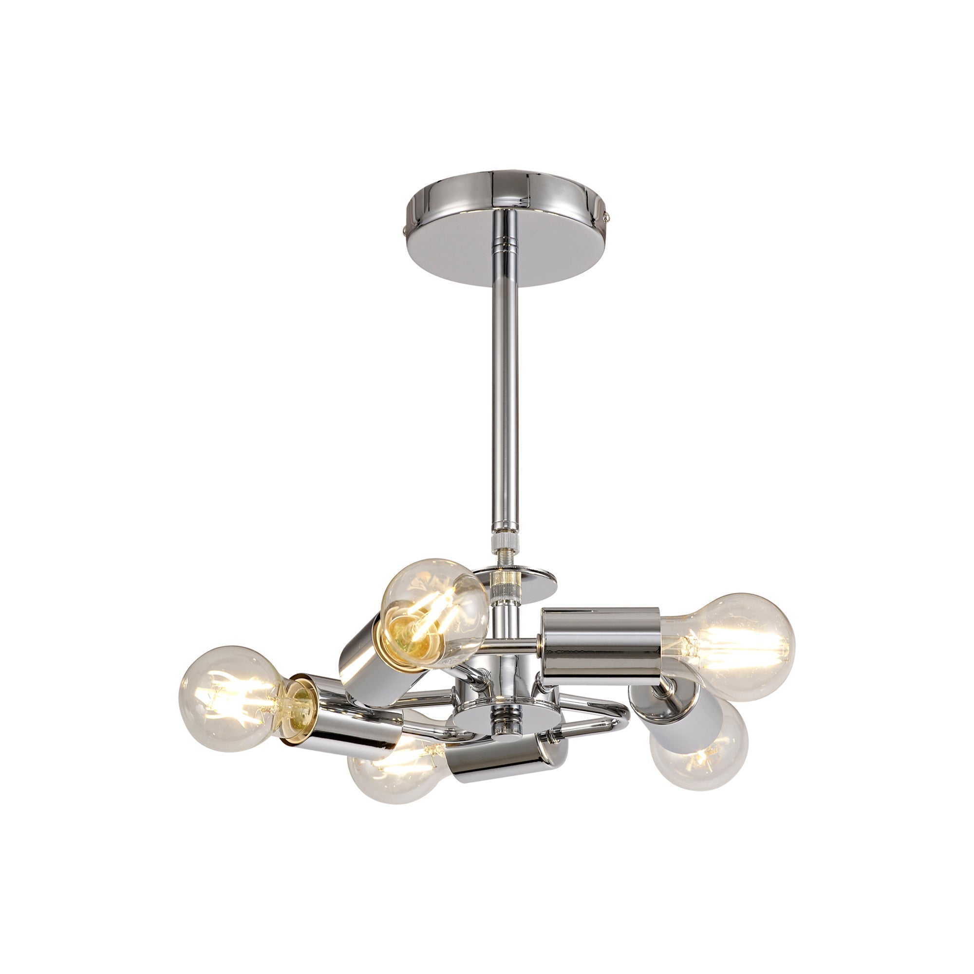 Deco - Baymont 5 Light Semi Flush Fitting - Luminosity Designs Ltd