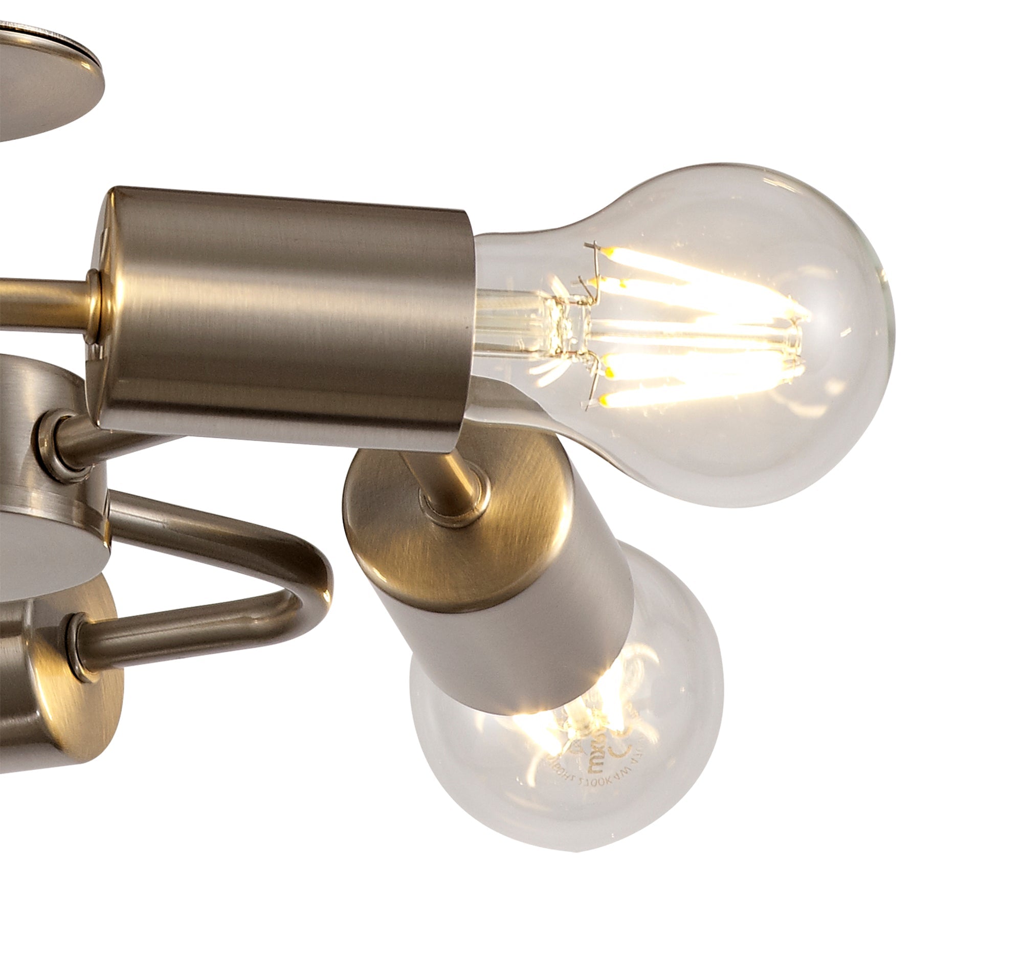 Deco - Baymont 5 Light Semi Flush Fitting - Luminosity Designs Ltd