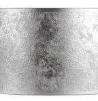 Deco - Baymont Polished Chrome 5 Light E27 Single Pendant With 60cm x 22cm Silver Leaf Shade - Luminosity Designs Ltd