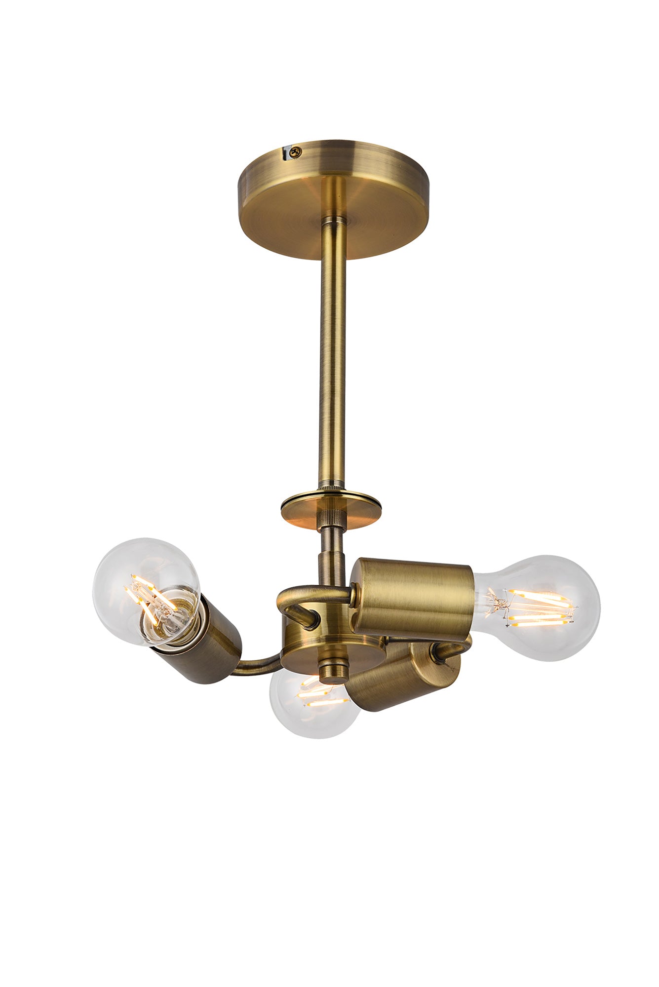 Baymont 3 Light Semi Flush Fititng