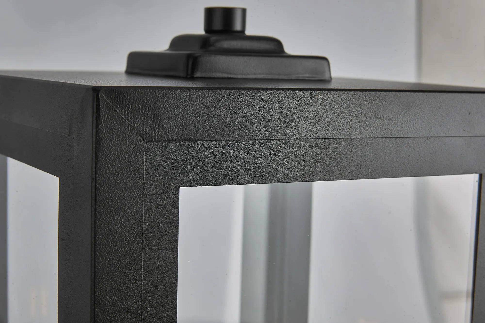 Belial Rectangular Post Lamp Small, 2 x E14, IP54, Satin Black And Gold Inner Frame Inserts Included (Copy)