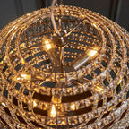 Luminosity Designs - Beatrice 5 Light Chrome and Crystal Ball Pendant - Luminosity Designs Ltd