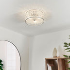 Endon - Belfont 3 Light Flush Bathroom Ceiling Light in Chrome and Crystal, 3x G9 (Endon 61252) - Luminosity Designs Ltd