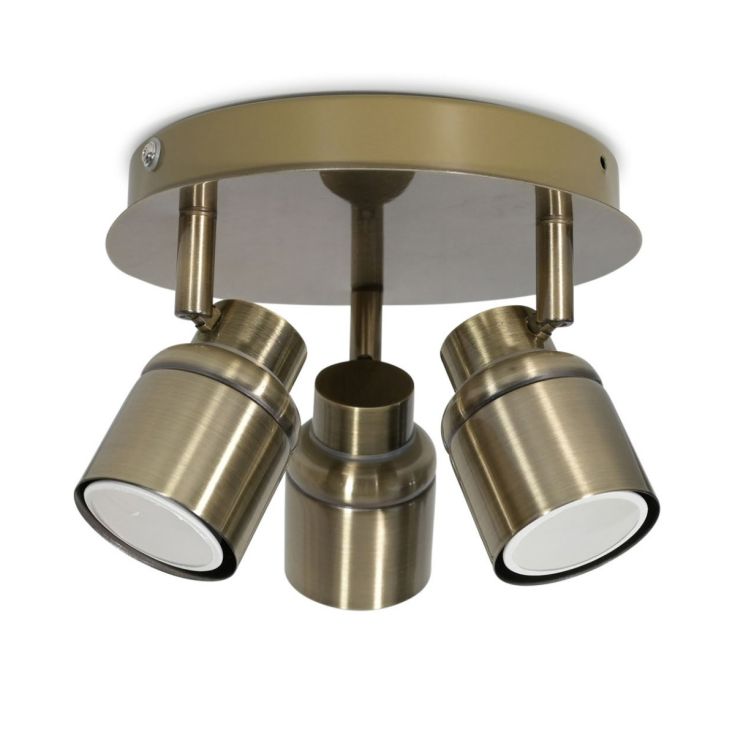 Luminosity Designs - Benton IP44 Rated Bathroom Circular Spotlight Ceiling Light - Luminosity Designs Ltd
