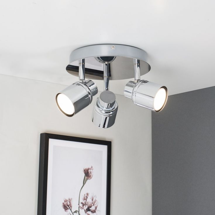 Luminosity Designs - Benton IP44 Rated Bathroom Circular Spotlight Ceiling Light - Luminosity Designs Ltd