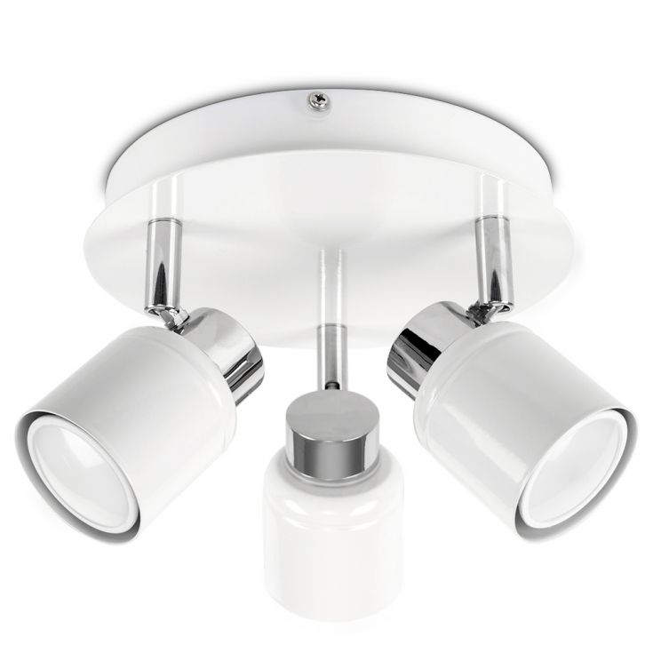Luminosity Designs - Benton IP44 Rated Bathroom Circular Spotlight Ceiling Light - Luminosity Designs Ltd