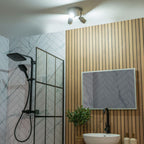 Luminosity Designs - Benton IP44 Rated Bathroom Circular Spotlight Ceiling Light - Luminosity Designs Ltd