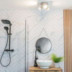 Luminosity Designs - Benton IP44 Rated Bathroom Circular Spotlight Ceiling Light - Luminosity Designs Ltd