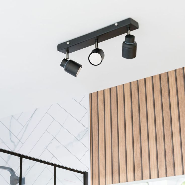 Luminosity Designs - Benton IP44 Rated Bathroom Linear Spotlight Ceiling Light - Luminosity Designs Ltd