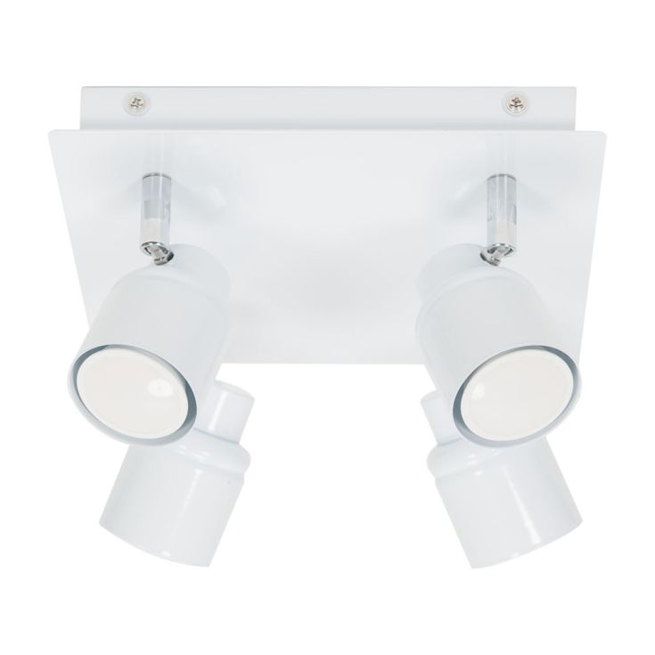 Luminosity Designs - Benton IP44 Rated Bathroom Square Spotlight Ceiling Light - Luminosity Designs Ltd