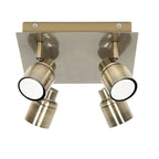Luminosity Designs - Benton IP44 Rated Bathroom Square Spotlight Ceiling Light - Luminosity Designs Ltd