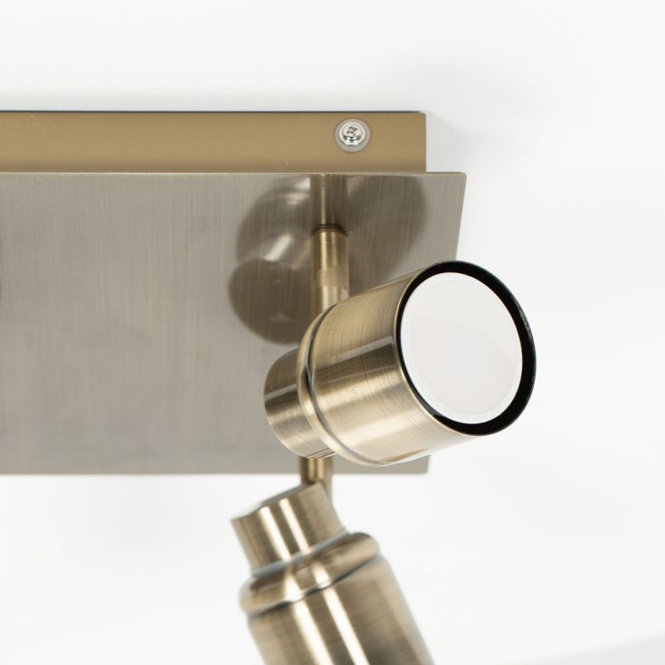 Luminosity Designs - Benton IP44 Rated Bathroom Square Spotlight Ceiling Light - Luminosity Designs Ltd