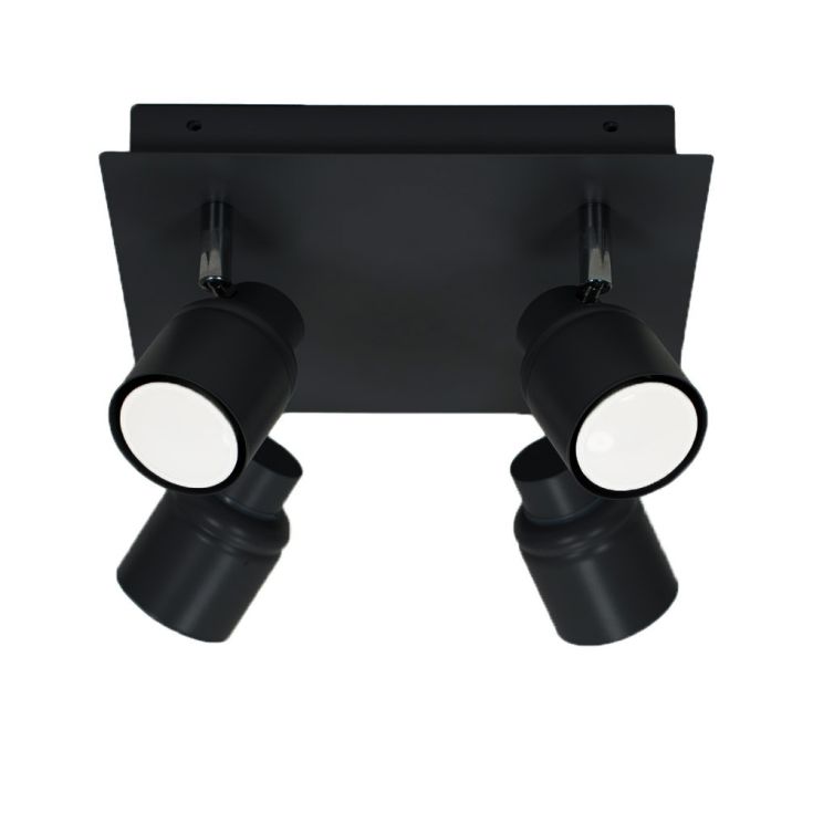 Luminosity Designs - Benton IP44 Rated Bathroom Square Spotlight Ceiling Light - Luminosity Designs Ltd