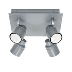 Luminosity Designs - Benton IP44 Rated Bathroom Square Spotlight Ceiling Light - Luminosity Designs Ltd