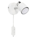 lse - Benton Plug in Single Wall Light with Flex and Inline Switch - Luminosity Designs Ltd