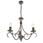 Endon - Bernice 3 Light Chandelier - Luminosity Designs Ltd