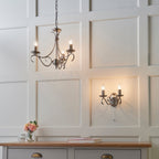 Endon - Bernice 3 Light Chandelier - Luminosity Designs Ltd