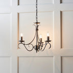 Endon - Bernice 3 Light Chandelier - Luminosity Designs Ltd
