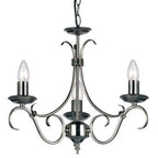 Endon - Bernice 3 Light Chandelier - Luminosity Designs Ltd