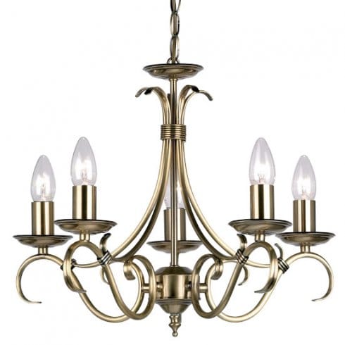Endon - Bernice 3 Light Chandelier - Luminosity Designs Ltd