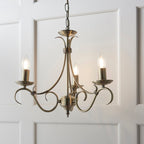 Endon - Bernice 3 Light Chandelier - Luminosity Designs Ltd