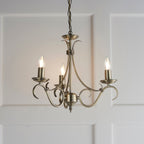 Endon - Bernice 3 Light Chandelier - Luminosity Designs Ltd