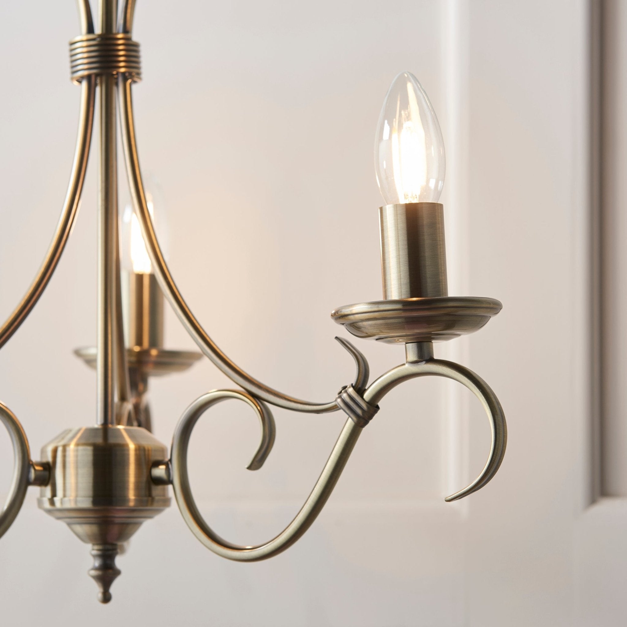 Endon - Bernice 3 Light Chandelier - Luminosity Designs Ltd