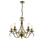 Endon - Bernice 5 Light Chandelier - Luminosity Designs Ltd