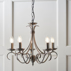 Endon - Bernice 5 Light Chandelier - Luminosity Designs Ltd