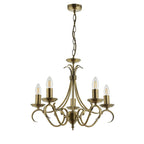 Endon - Bernice 5 Light Chandelier - Luminosity Designs Ltd