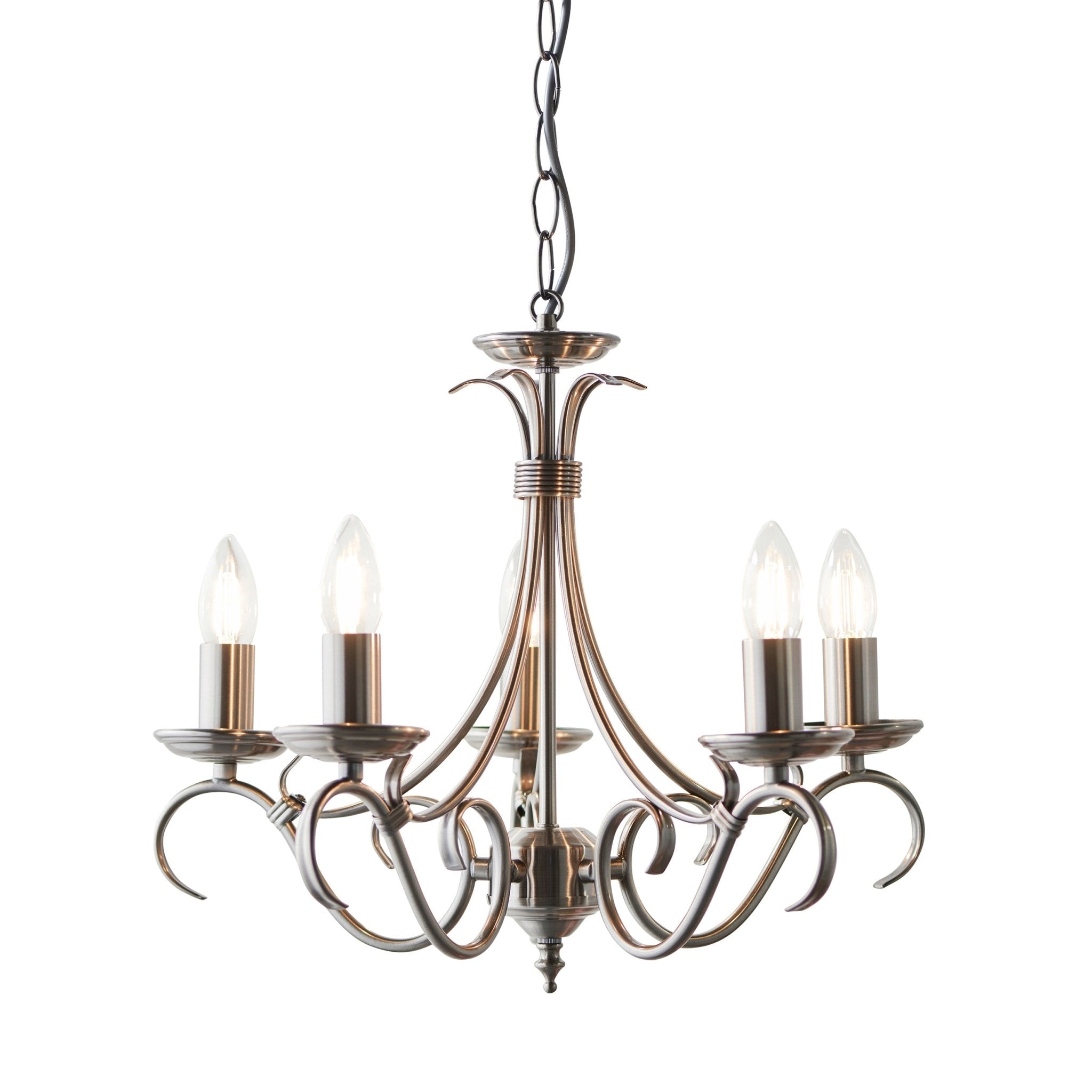 Endon - Bernice 5 Light Chandelier - Luminosity Designs Ltd