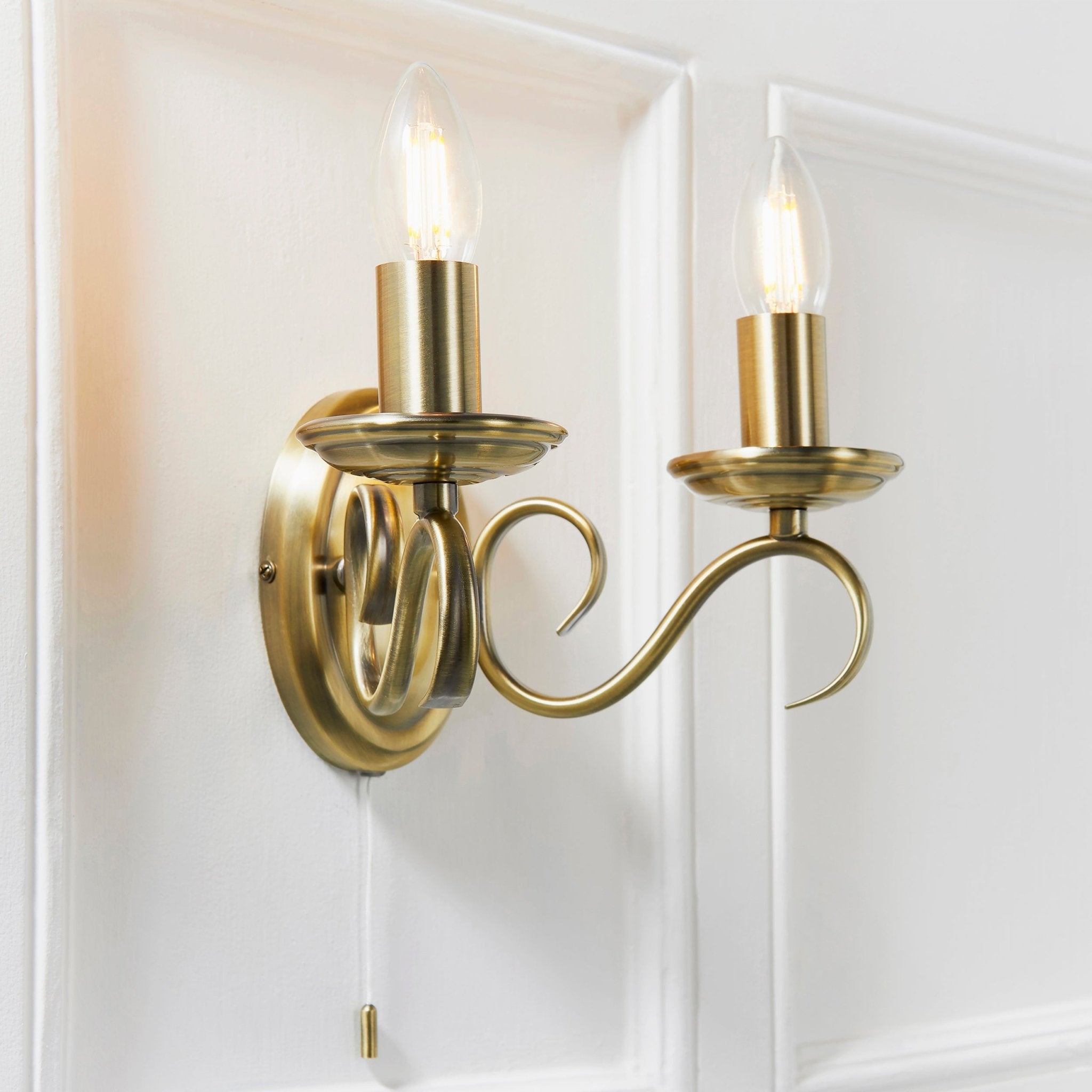 Endon - Bernice Double Wall Light - Luminosity Designs Ltd