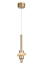 Luminosity Designs Ltd - Betty Modern Single Pendant, 7W LED, 3000K, 840lm, With Faux Alabaster Details - Luminosity Designs Ltd