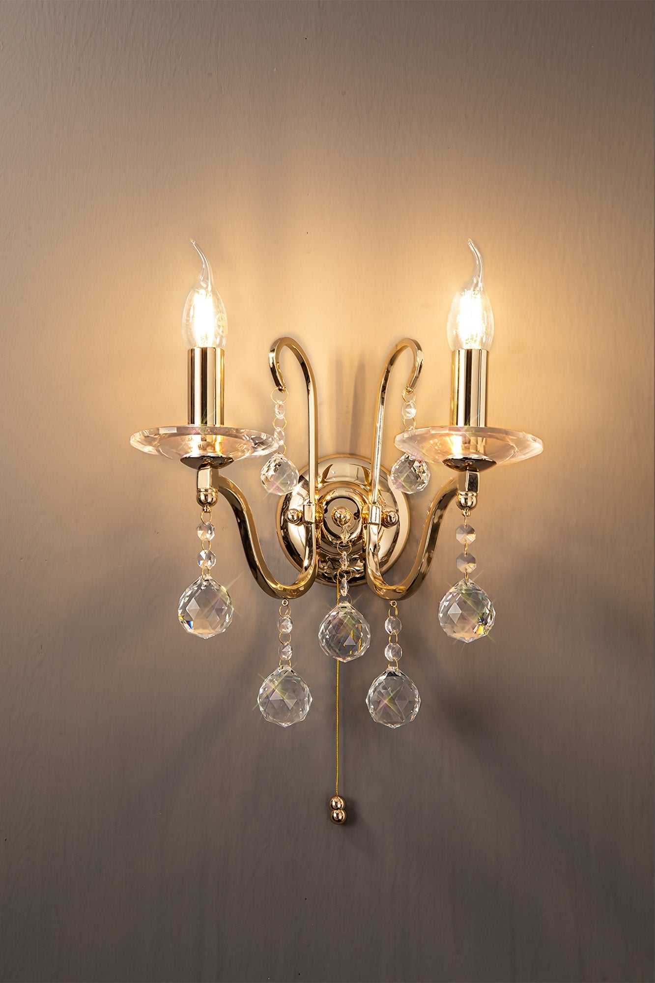 Diyas - Bianco Double Wall Light - Luminosity Designs Ltd