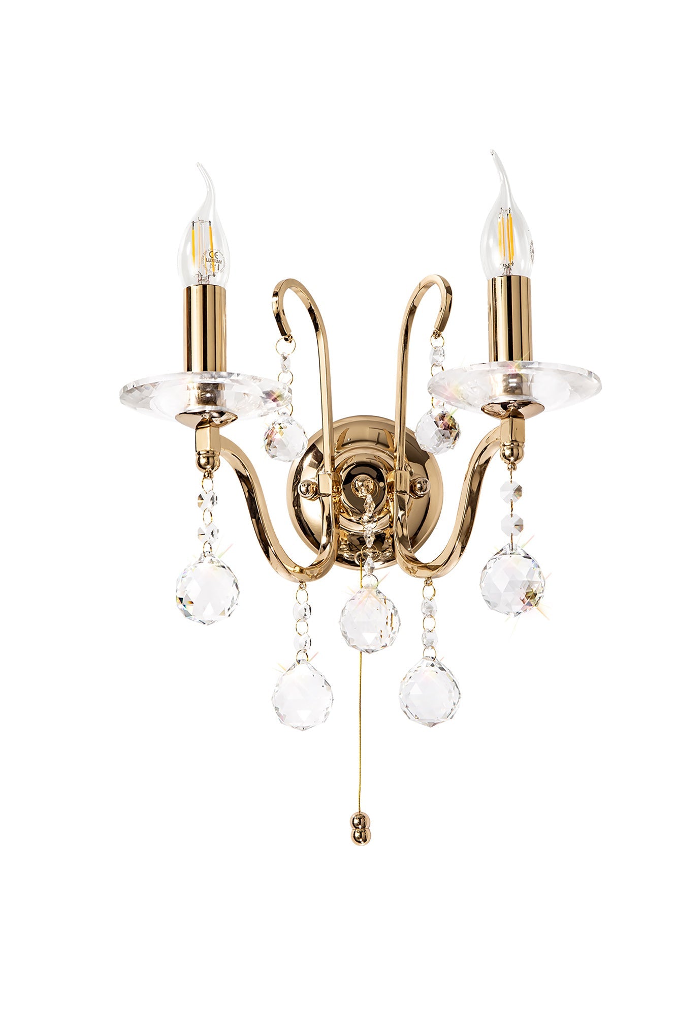 Diyas - Bianco Double Wall Light - Luminosity Designs Ltd