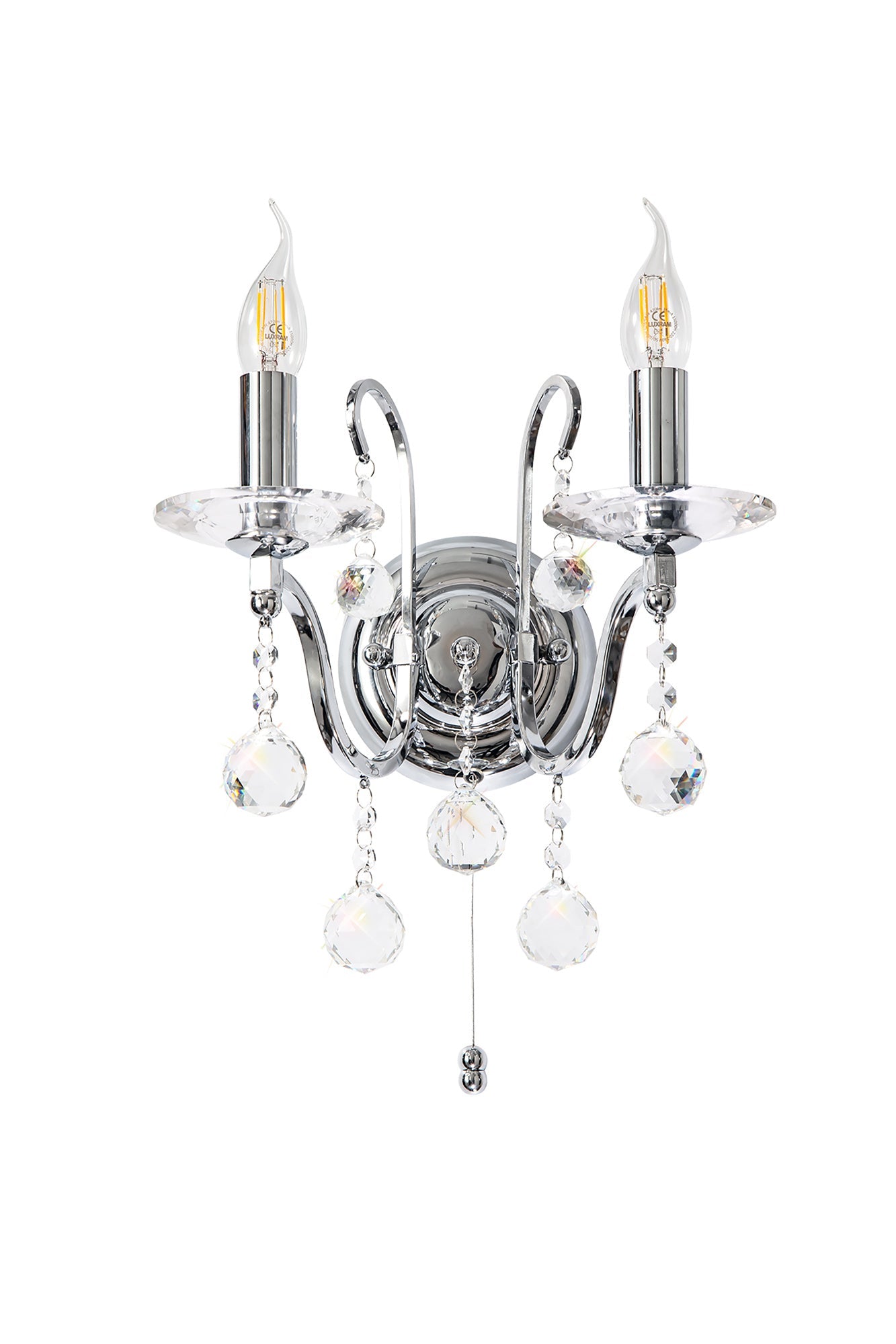 Diyas - Bianco Double Wall Light - Luminosity Designs Ltd