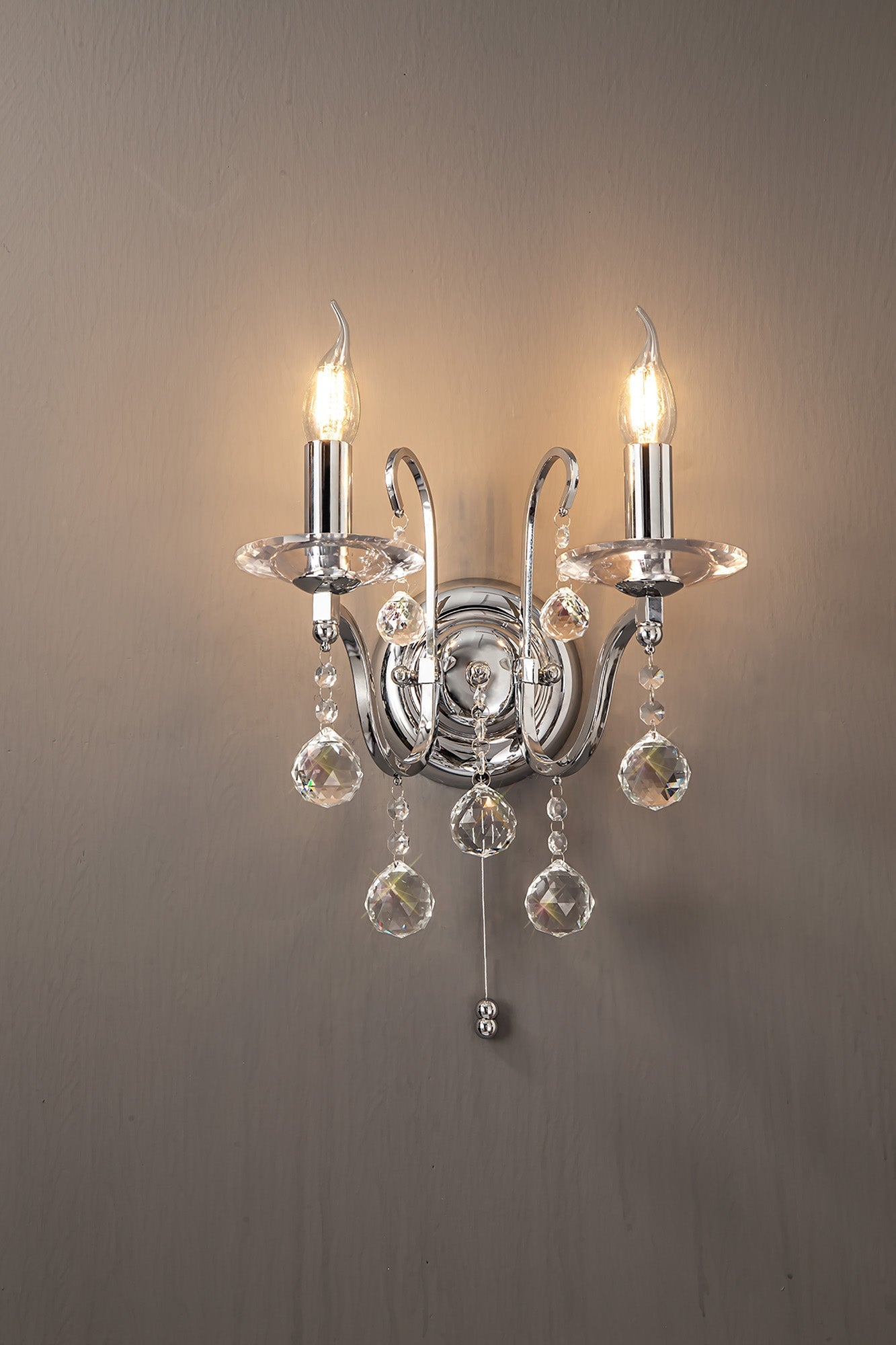 Diyas - Bianco Double Wall Light - Luminosity Designs Ltd