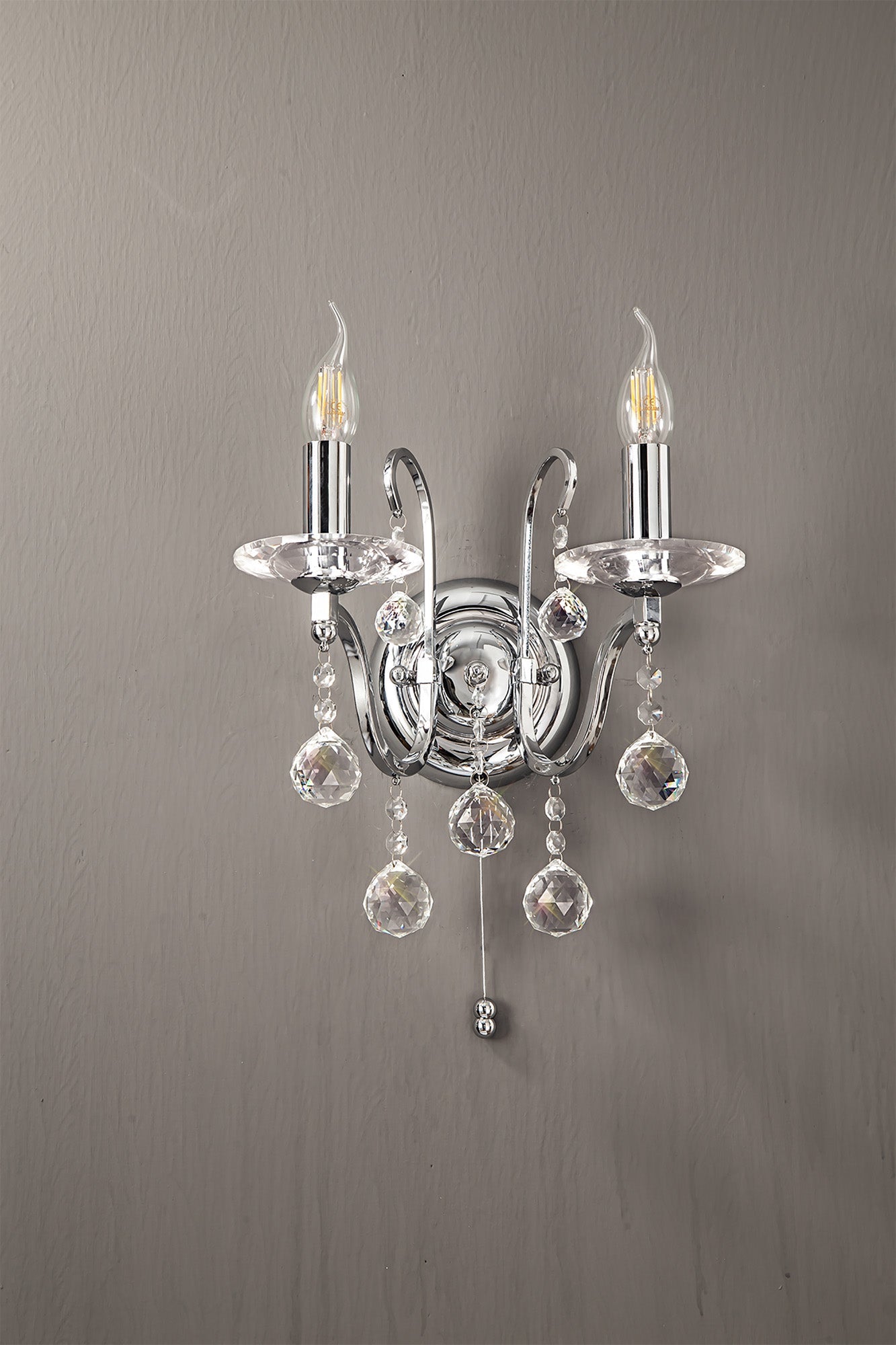 Diyas - Bianco Double Wall Light - Luminosity Designs Ltd