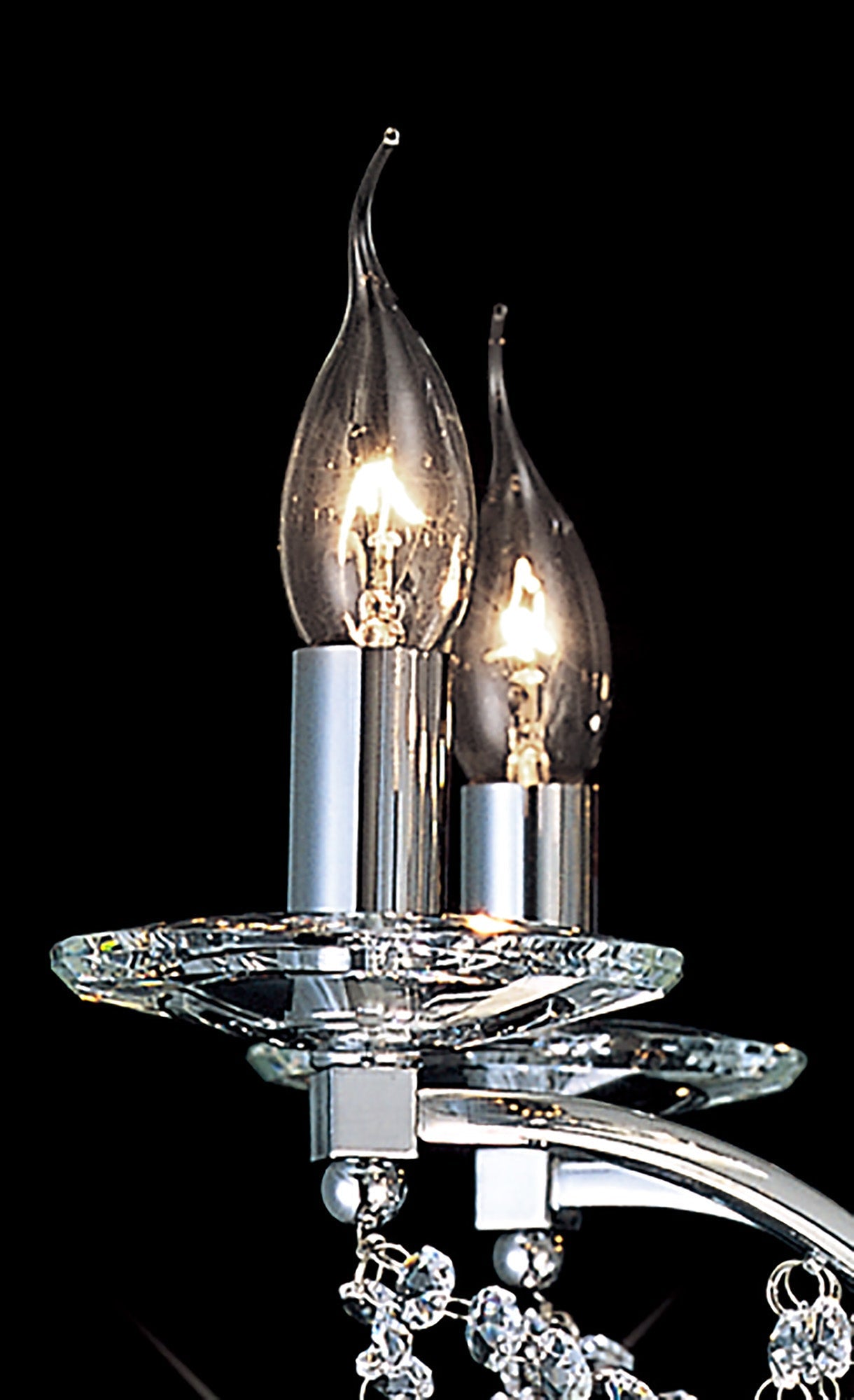 Diyas - Bianco Large Ceiling Chandelier - Luminosity Designs Ltd