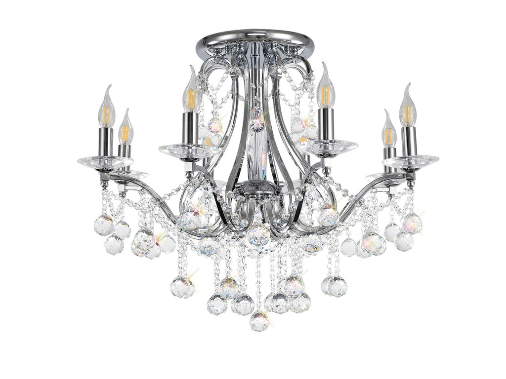 Diyas - Bianco Large Ceiling Chandelier - Luminosity Designs Ltd