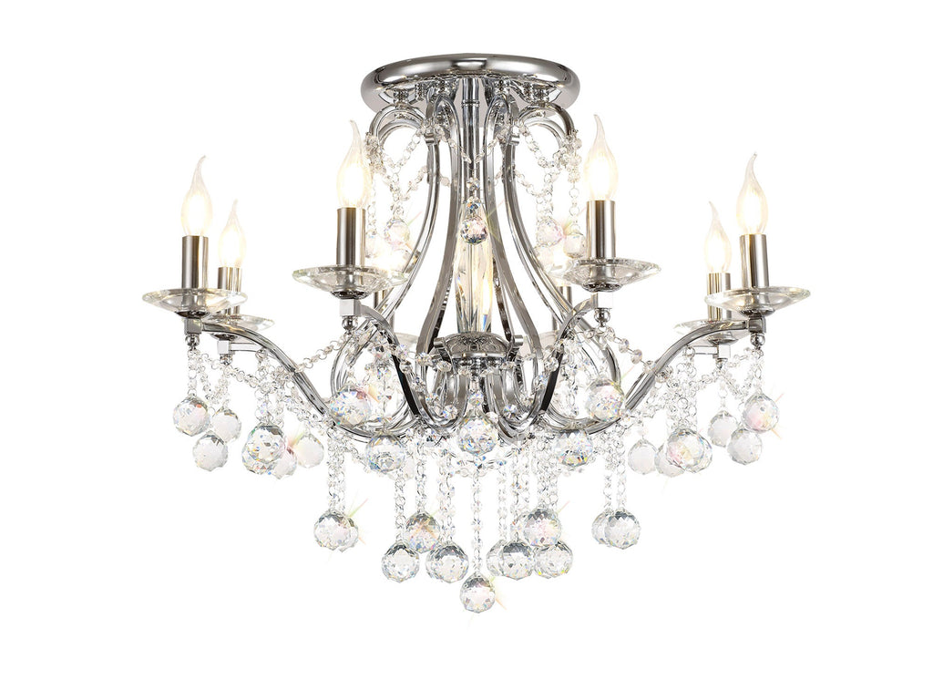 Diyas - Bianco Large Ceiling Chandelier - Luminosity Designs Ltd