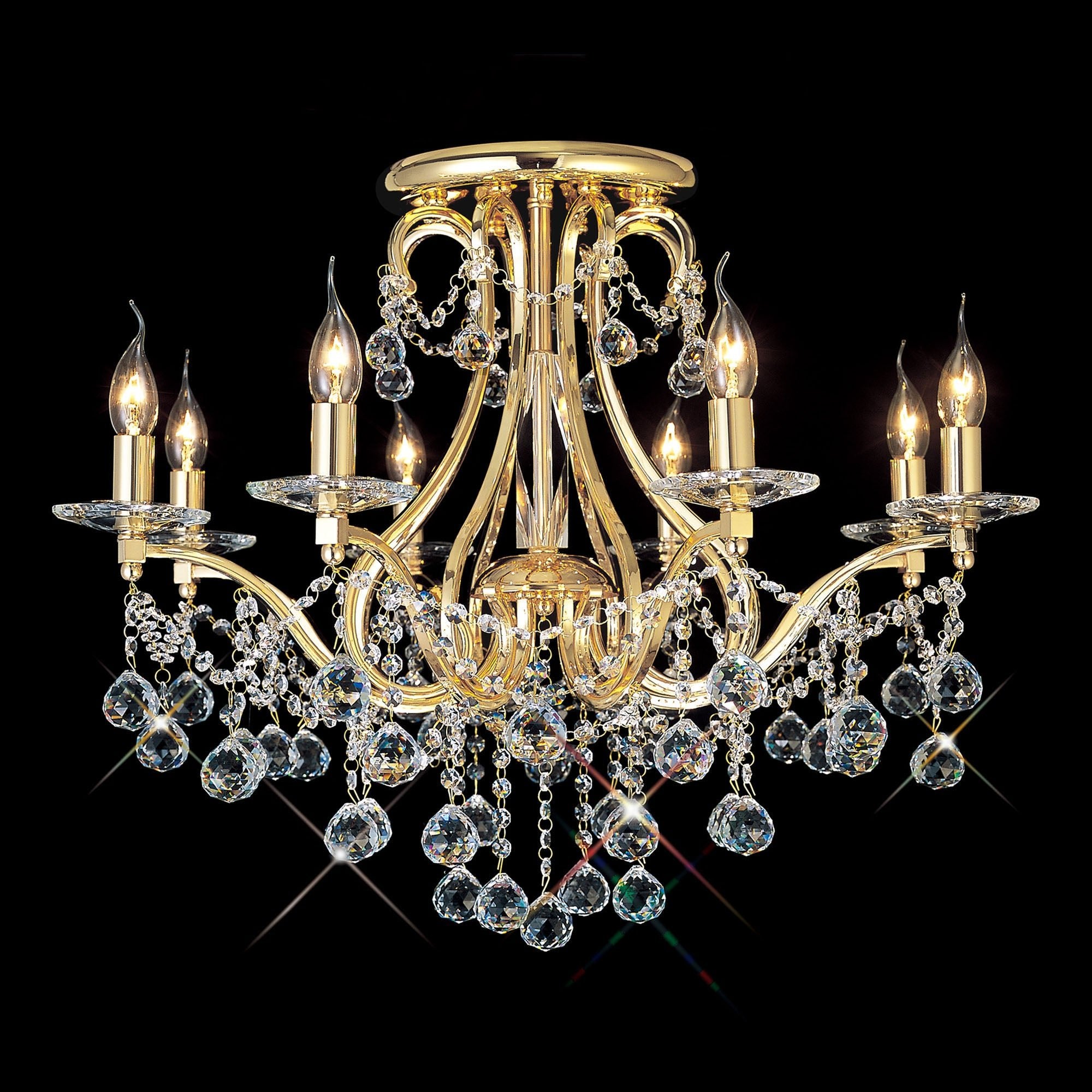 Diyas - Bianco Large Ceiling Chandelier - Luminosity Designs Ltd