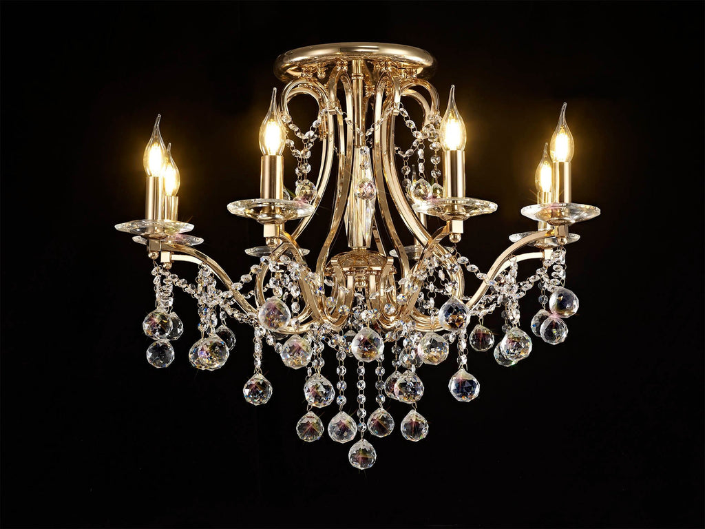 Diyas - Bianco Large Ceiling Chandelier - Luminosity Designs Ltd
