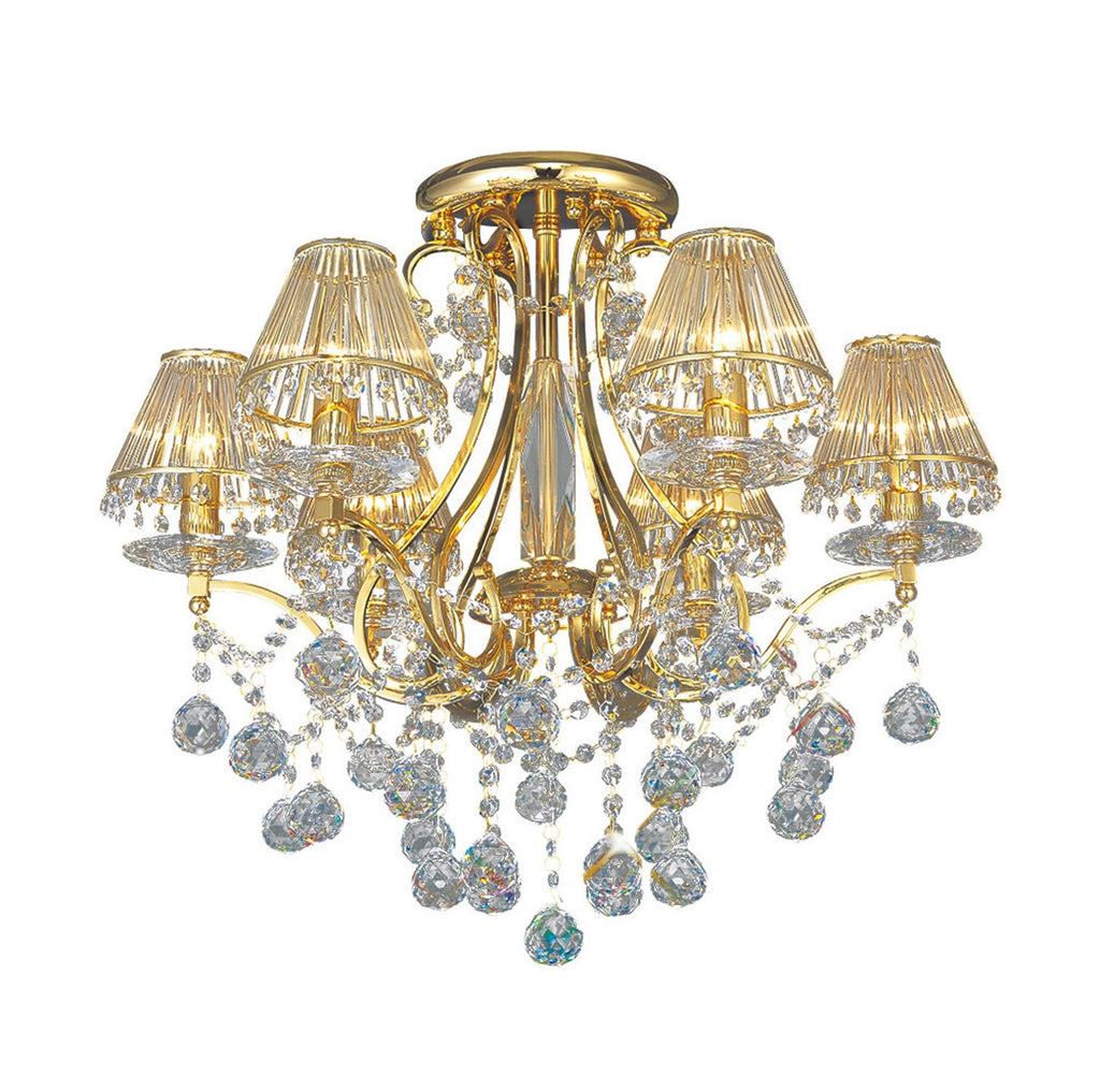 Diyas - Bianco Medium Ceiling Chandelier - Luminosity Designs Ltd