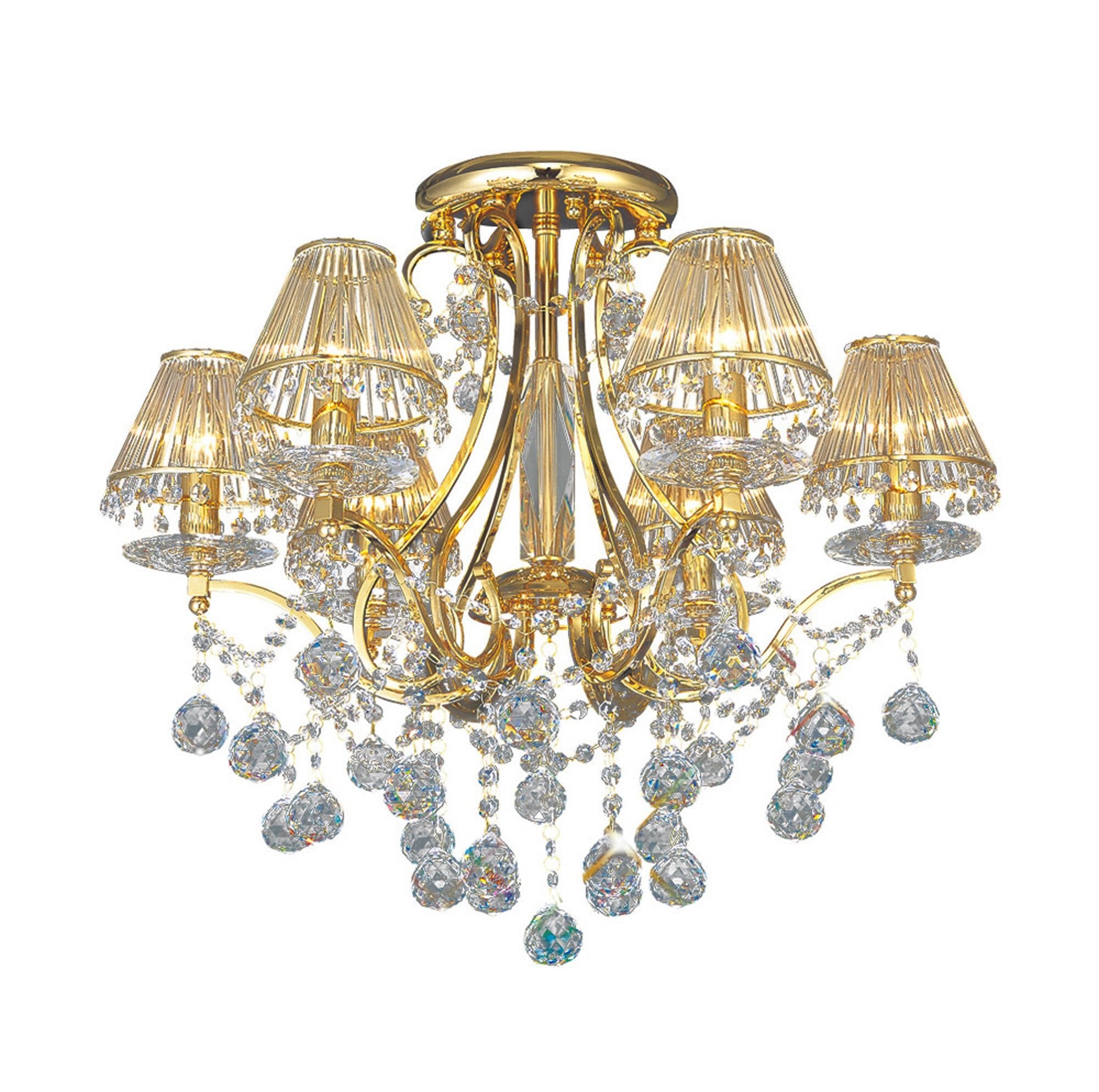 Diyas - Bianco Medium Ceiling Chandelier - Luminosity Designs Ltd