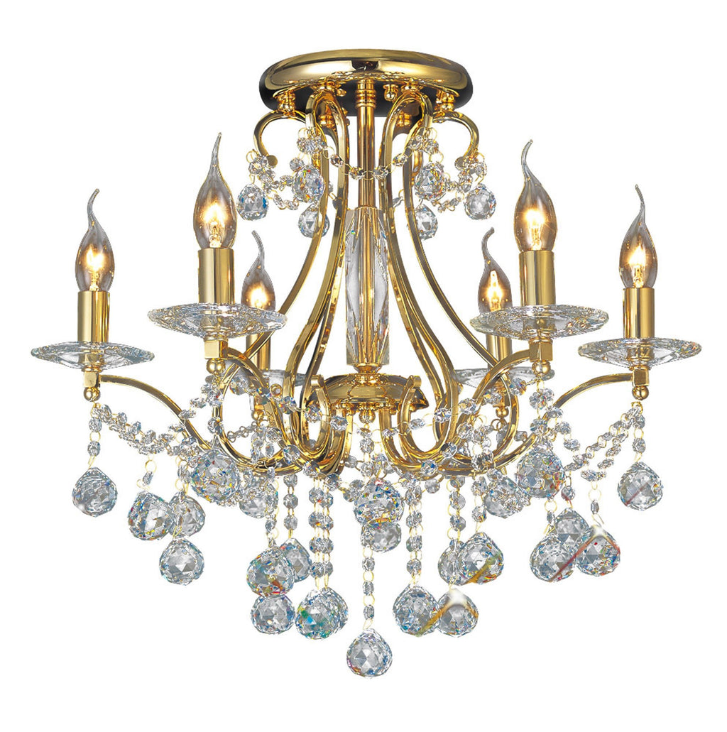 Diyas - Bianco Medium Ceiling Chandelier - Luminosity Designs Ltd