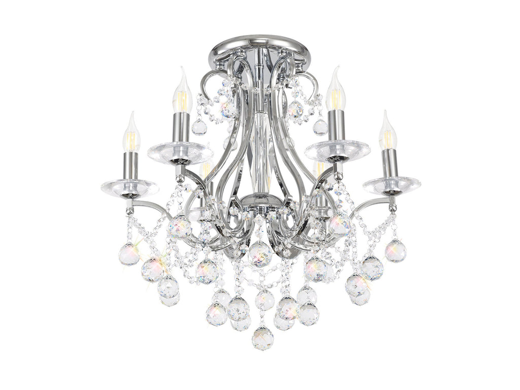 Diyas - Bianco Medium Ceiling Chandelier - Luminosity Designs Ltd