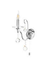 Diyas - Bianco Single Wall Light - Luminosity Designs Ltd