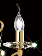 Diyas - Bianco Single Wall Light - Luminosity Designs Ltd